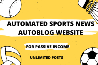 build perfect sports autoblog website, auto blog
