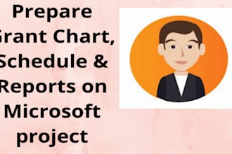 make grant chart, schedule reports on the microsoft project
