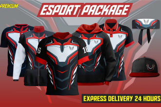 design esports jersey  package in 24 hours