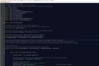 write cplusplus, swift, or java code