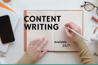 do SEO article writing, blog writing and website content