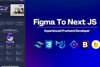your figma to react js or next js developer