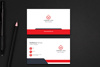 design a professional modern minimalist business card visiting card