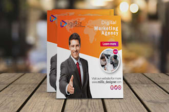 design a professional and elegant business flyer