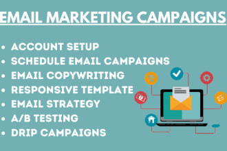 create and manage email marketing campaigns