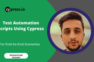 write automation scripts using cypress