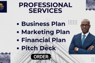 develop a fund winning business plan and financial plan for startup