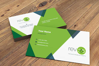 create minimalist, and professional business card design