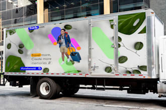design vehicle wrapping, vector tracing