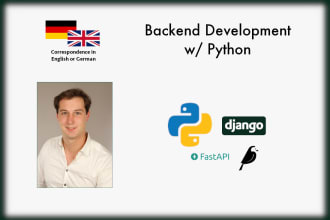 do backend python development