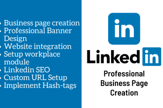create professional linkedin business page