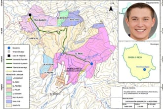 create gis map with arcmap, arcgis pro, qgis or google earth