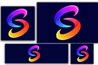 logo resize for facebook google instagram profile picture