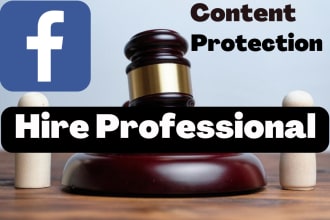 report infringing post, photo and video to facebook under dmca