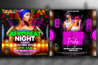 design event flyers and animated flyers