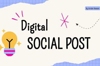 design high quality facebook post content