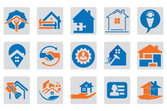 design custom or hand drawn, trendy icons