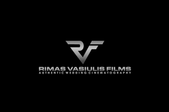create a sharp looking modern logo for rimas vasiulis films