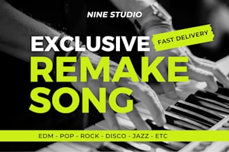 produce or remake exclusive any genre beats within 24 hours