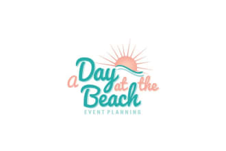 design an island wedding planning company logo