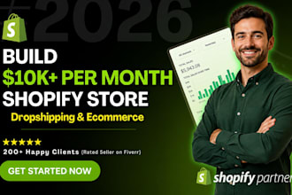 design a conversion focused shopify store for your busines