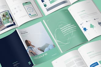 design a corporate style brochure