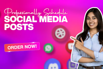schedule your posts on social media