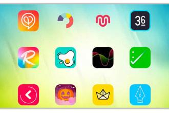 do attractive app icon design for your ios or android app