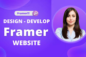 design develop framer website framer landing page framer expert figma to framer