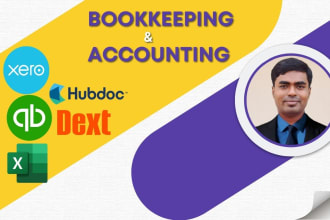 do bookkeeping or data entry in quickbooks online, xero