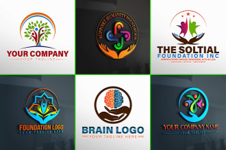 do nonprofit, community, foundation and charity logo