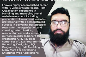 java programmer and develop enterprise applications