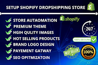 design 7 figure shopify dropshipping store