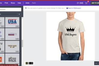 create product printing website and print on demand store using lumise