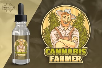 design awesome unique cbd cannabis logo and your brand