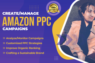 create amazon ppc campaign, amazon ppc optimization, amazon ppc management