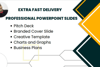 design precise ppt slides in 24h