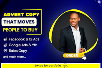 write your ad copy for facebook ig tiktok or google