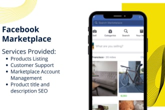 list and sell your products on facebook marketplace