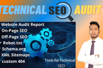 do technical SEO audit or website audit and provide reports