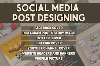 design facebook cover social media banner