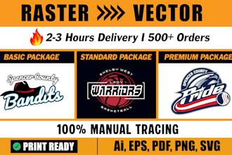 draw high quality vector tracing restore image high resolution
