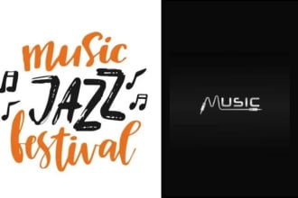 design a logo for music recording dj hip hop studio and band audio business