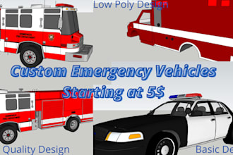 make you any vehicle 3d model you want