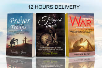 design a christian book cover , createspace cover