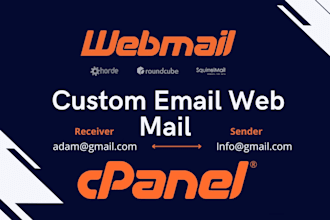 set up custom server webmail configuration