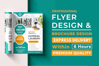 design professional flyer in 12 hours