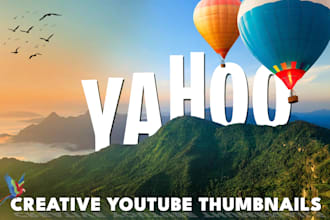 design traveling youtube thumbnail for your channel