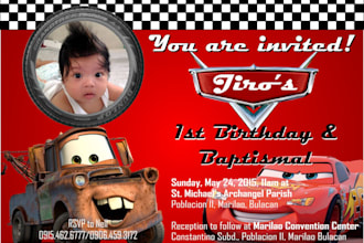 make you a birthday invitation