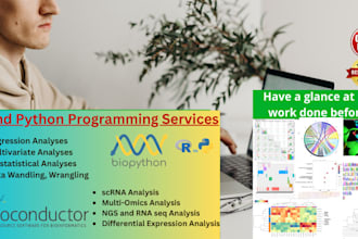 use r and python to do bioinfo, stat and data science tasks for you